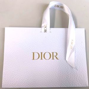 Authentic Dior tie top gift bag